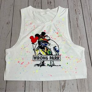 Disney Jurassic Park Crop Top
